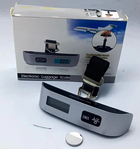Electronic Luggage Scale – Digital Hanging Travel Weight Scale with LCD Display (Up to 50kg/110lbs) - Infinitygallery.store