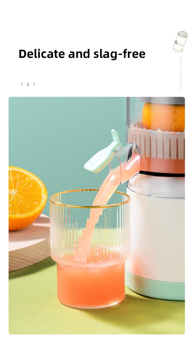Rechargeable Automatic Citrus Juicer – Portable, Hands-Free, USB Powered, 400ml Capacity - Infinitygallery.store