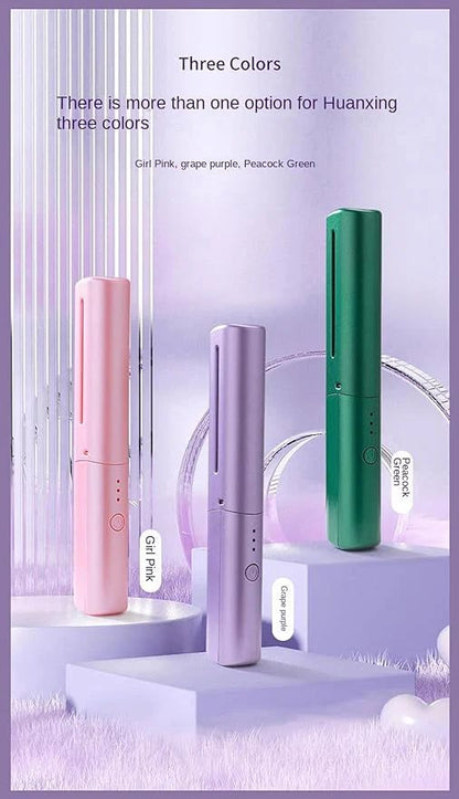 ✨ Portable Hair Straightener Comb – Negative Ion, Anti-Frizz, Ceramic Heated Brush - Infinitygallery.store
