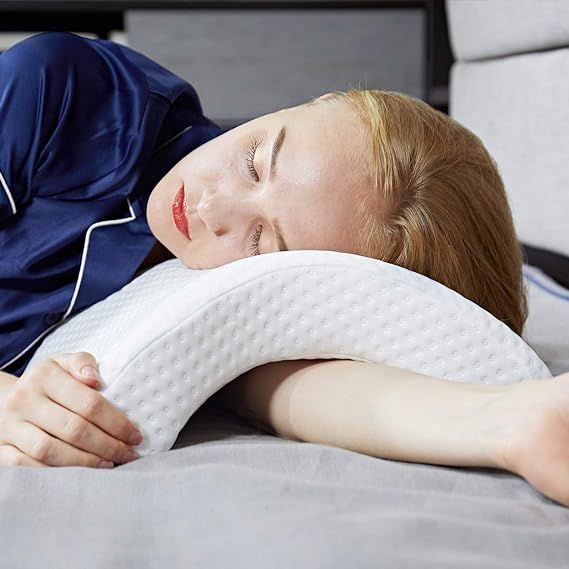7-in-1 Cuddling Pillow – Ergonomic Tunnel Pillow for Couples & Neck Support - Infinitygallery.store