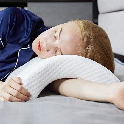 7-in-1 Cuddling Pillow – Ergonomic Tunnel Pillow for Couples & Neck Support - Infinitygallery.store