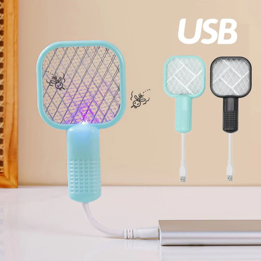 USB Mini Mosquito Killer Racket – Electric Bug Zapper & UV Trap - Infinitygallery.store