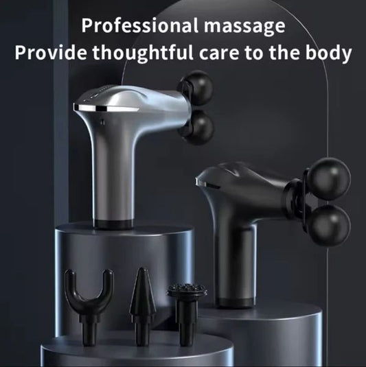 Electric Double Muscle Massager Gun – Rechargeable Full-Body Deep Tissue Relief - Infinitygallery.store