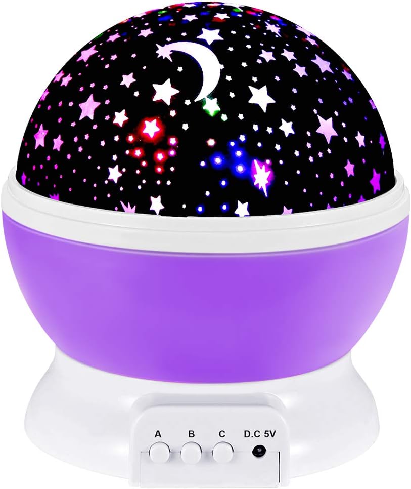 Star Light LED Projector – 360° Galaxy Night Light for Kids & Bedroom Decor - Infinitygallery.store