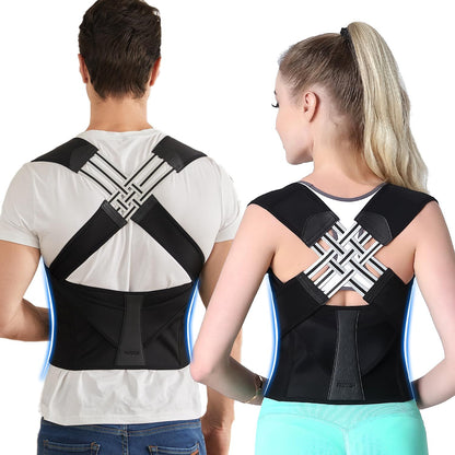 Adjustable Posture Corrector Belt for Back, Spine & Shoulder Support – Unisex Brace (M–XXL) - Infinitygallery.store
