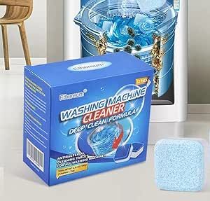 Washing Machine Cleaner Tablets (Pack of 12) – Deep Clean & Odor Removal for All Washers - Infinitygallery.store
