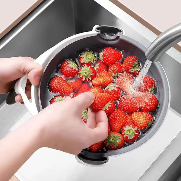 Multi-Functional Vegetable Cutter – 6-in-1 Slicer, Dicer & Chopper with Blade Storage - Infinitygallery.store