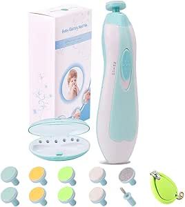 Electric Baby Nail Trimmer – Safe, Silent & Gentle Nail File for Infants and Toddlers - Infinitygallery.store