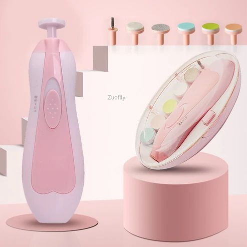 Electric Baby Nail Trimmer – Safe, Silent & Gentle Nail File for Infants and Toddlers - Infinitygallery.store