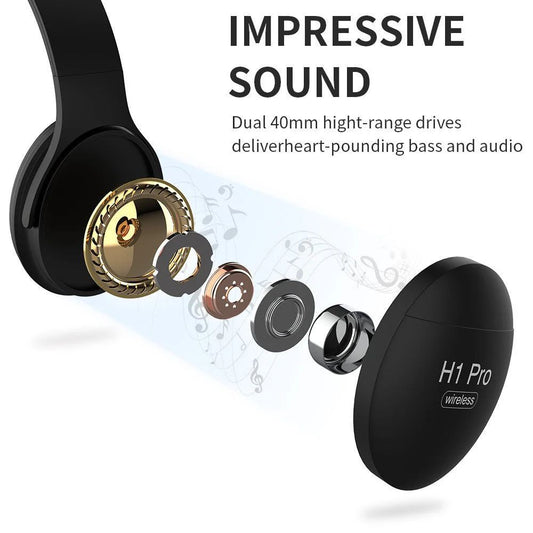 Wireless Bluetooth Headset – MP3 Support, 24H Battery, Comfortable Fit - Infinitygallery.store