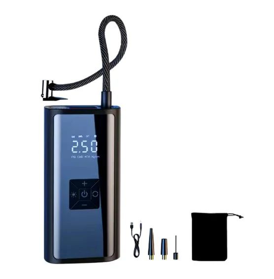Portable Wireless Car Air Pump – Fast Inflation for Tires, Bikes & Sports Gear - Infinitygallery.store