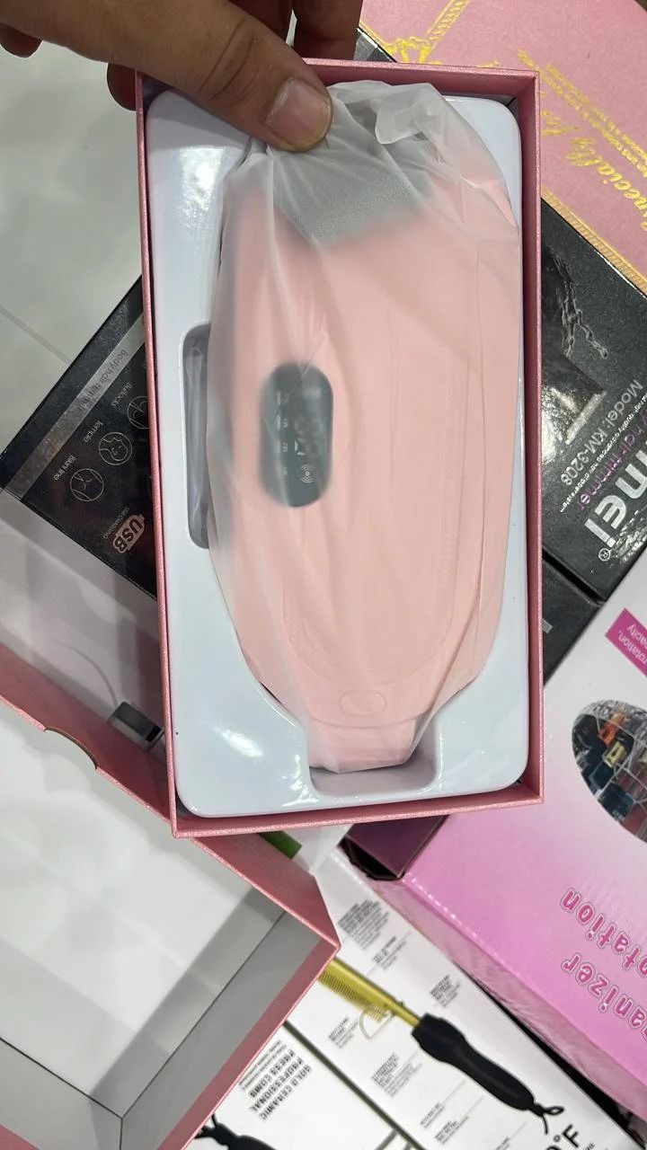 Period Heating & Massage Belt – Fast Pain Relief with 4 Massage Modes & 3 Heat Levels - Infinitygallery.store