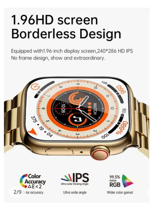 X99 Ultra Max Smart Watch – Bluetooth Calling, Music, Split-Screen & Arabic Support | Infinity Gallery - Infinitygallery.store