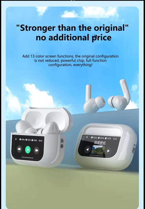 Z50 LED Display Wireless Earbuds with Noise Cancellation & Bluetooth 5.3 - Infinitygallery.store