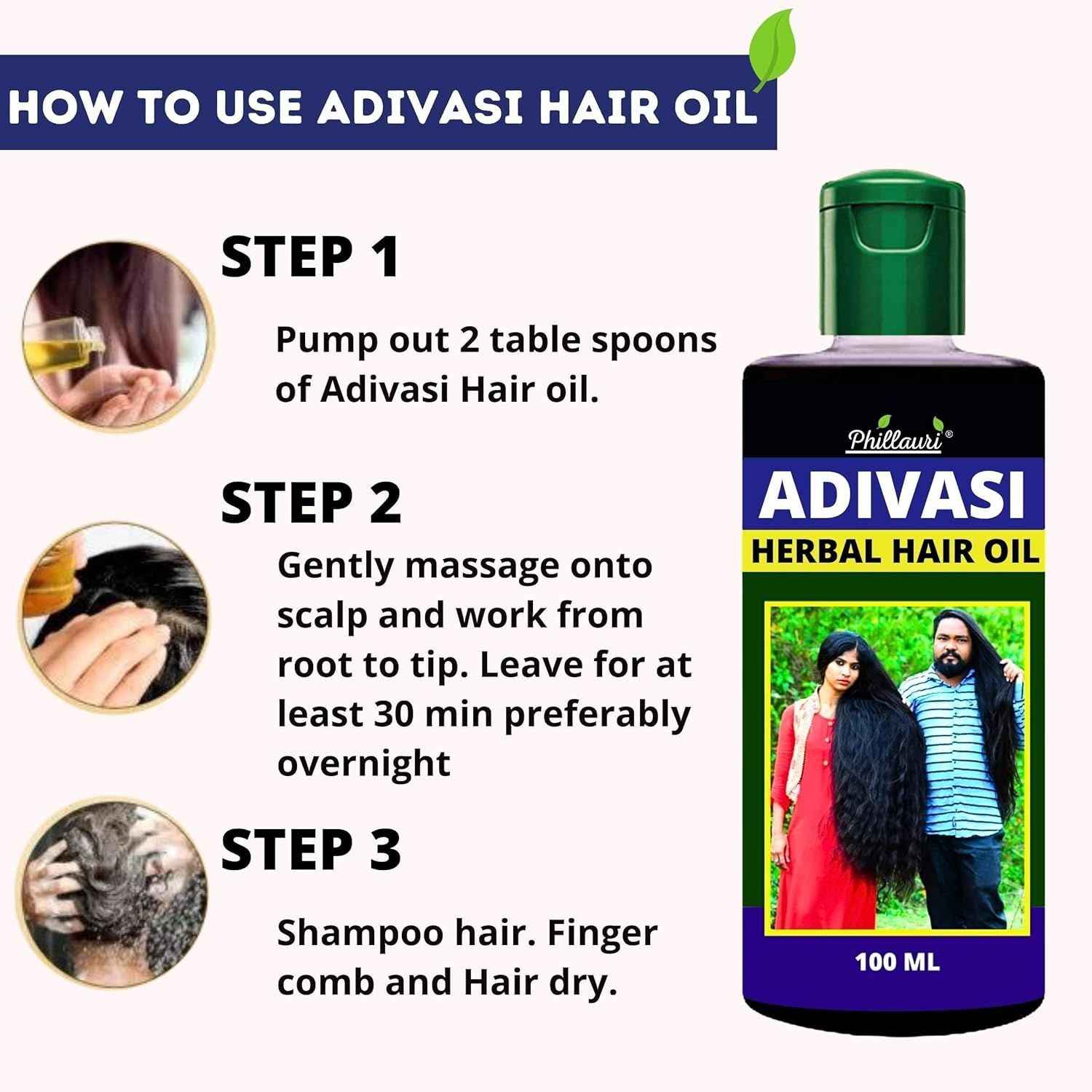 Adivasi Original Herbal Hair Oil – Ayurvedic Hair Growth & Deep Nourishment