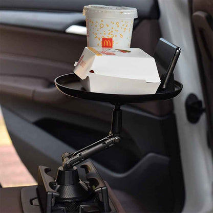 3-in-1 Car Cup Holder Food Tray with Swivel Design & Phone Mount | Infinity Gallery