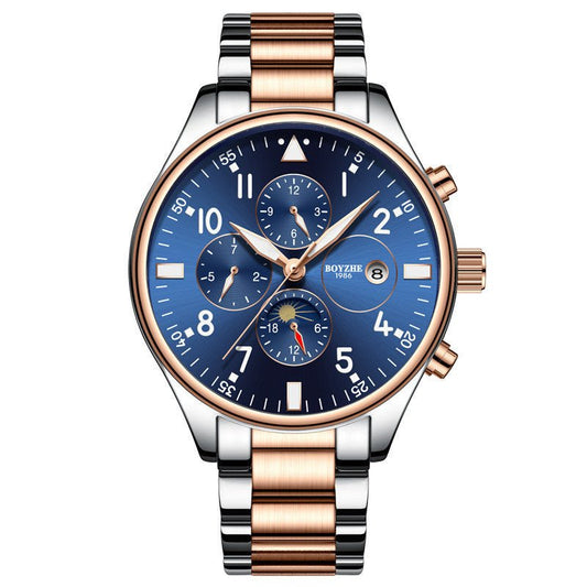 Automatic Mechanical Watch with Stainless Steel Belt | Infinity Gallery - Infinitygallery.store
