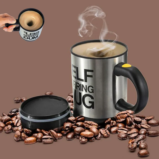 Self-Stirring Mug – Automatic Mixing Stainless Steel Coffee Cup - Infinitygallery.store