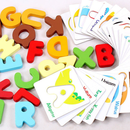 Baby Enlightenment Wooden Puzzle Toys – Educational Jigsaw for Kids 3+