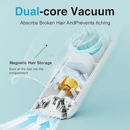 Baby Hair Clippers with Vacuum | Safe, Quiet & Mess-Free Grooming for Kids