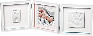 Baby Sweet Memories Photo Double Frame with Clay – Capture Precious Hand and Footprints | Keepsake Kit
