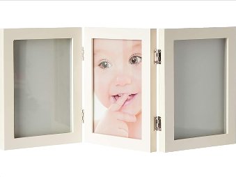Baby Sweet Memories Photo Double Frame with Clay – Capture Precious Hand and Footprints | Keepsake Kit