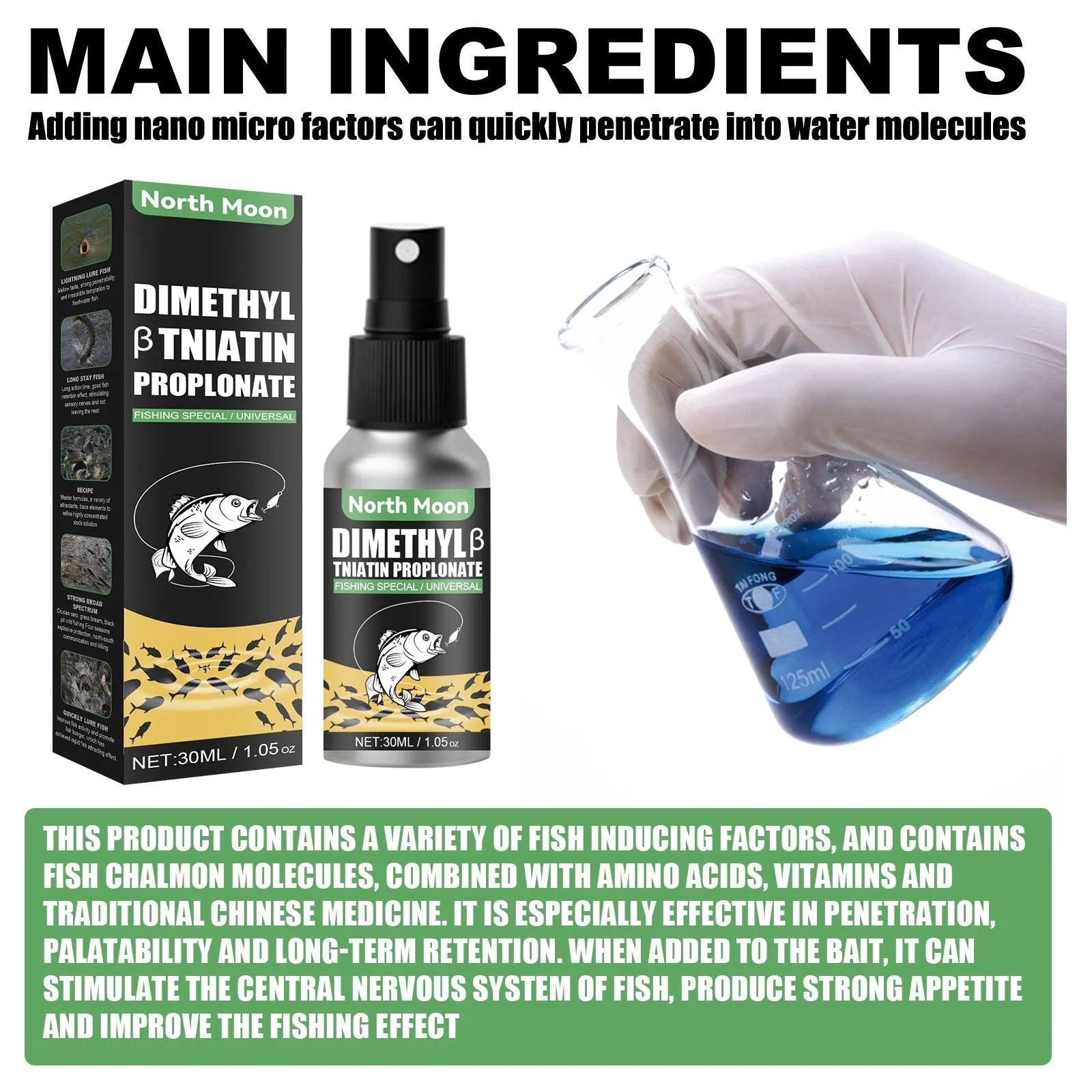 30ml Phagostimulant Fish Attractant Bait – Powerful Angling Additive for Wild Fishing - Infinitygallery.store
