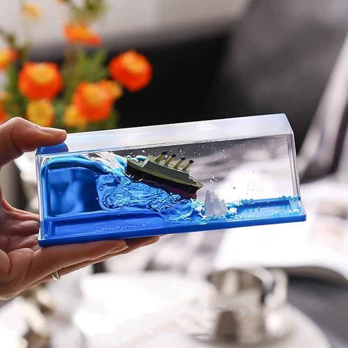 Unsinkable Cruise Ship Fluid Bottle – Symbol of Love & Courage | Infinity Gallery