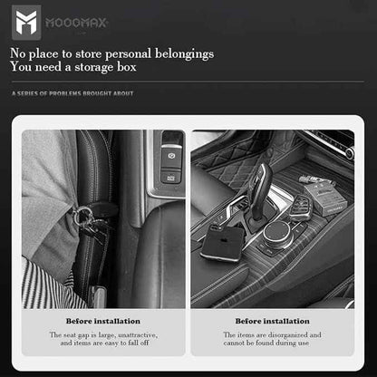 Car Seat Organizer Seam Storage Box – Multi-Pocket Car Gap Filler with Large Capacity
