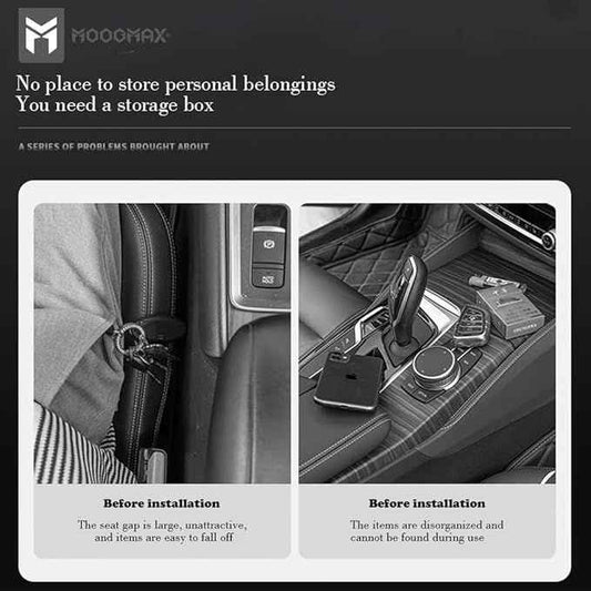 Car Seat Organizer Seam Storage Box – Multi-Pocket Car Gap Filler with Large Capacity