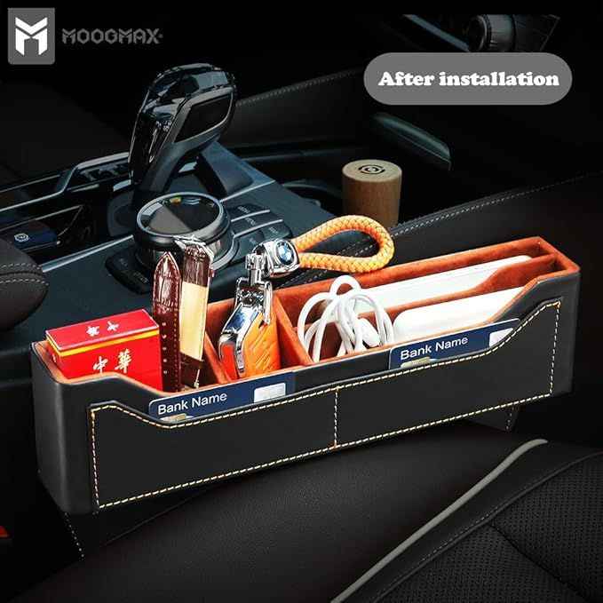Car Seat Organizer Seam Storage Box – Multi-Pocket Car Gap Filler with Large Capacity