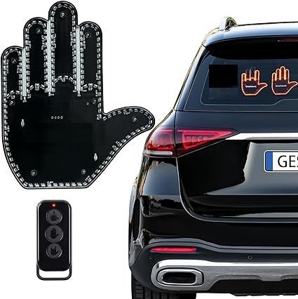 car road rage led sign uae