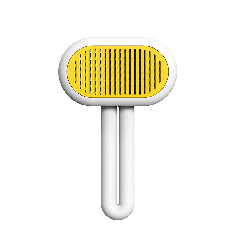 Pet Grooming Brush for Cats & Dogs – Self-Cleaning Comb with Massage Needles