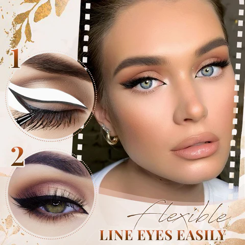Eyeliner Stencil Set – Perfect Cat Eyes & Smokey Eyes in Seconds - Infinitygallery.store