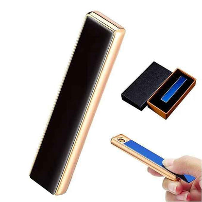 Coil Slim USB Rechargeable Lighter – Windproof, Flameless & Eco-Friendly