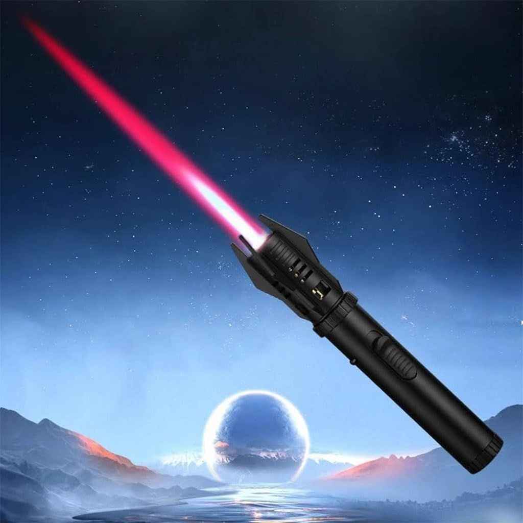 Planet Lightsaber Torch Lighter – Refillable Butane Jet Flame Windproof Design