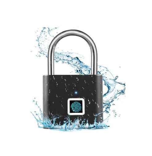 Smart Fingerprint Padlock – Keyless, Rechargeable & Multi-User Access