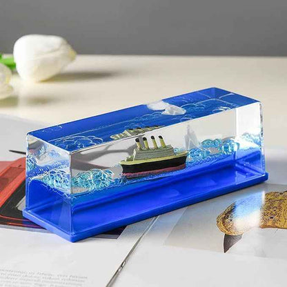 Unsinkable Cruise Ship Fluid Bottle – Symbol of Love & Courage | Infinity Gallery