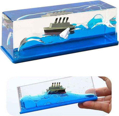 Unsinkable Cruise Ship Fluid Bottle – Symbol of Love & Courage | Infinity Gallery