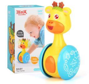 Deer Little Star Bell Baby Toys – Interactive Tumbler Rattle for Infant Development
