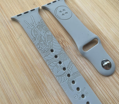 Designer Silicone Watch Strap – Engraved Edition for Apple Watch & Smartwatches - Infinitygallery.store