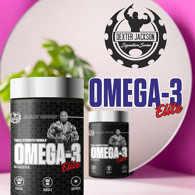 Dexter Jackson- Omega-3 Elite (Original) - Infinitygallery.store