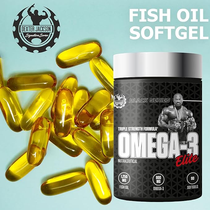 Dexter Jackson- Omega-3 Elite (Original) - Infinitygallery.store