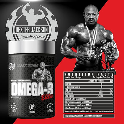 Dexter Jackson- Omega-3 Elite (Original) - Infinitygallery.store