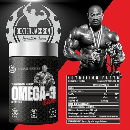 Dexter Jackson- Omega-3 Elite (Original) - Infinitygallery.store