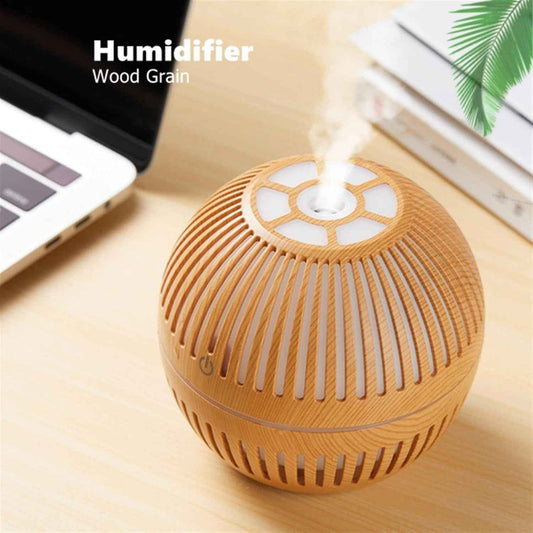 Wtrtr 150ml Ultrasonic Essential Oil Diffuser – 7 Color LED Light, Quiet Air Humidifier for Bedroom & Home