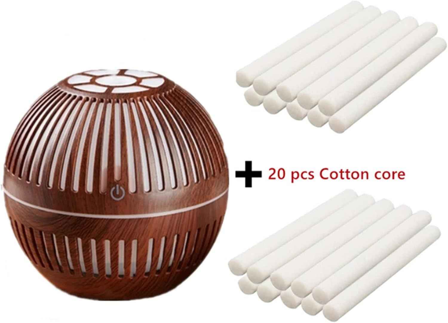 Wtrtr 150ml Ultrasonic Essential Oil Diffuser – 7 Color LED Light, Quiet Air Humidifier for Bedroom & Home
