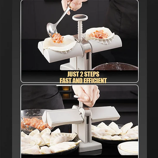 Double Head Dumpling Maker – Fast & Easy Dumpling Tool - Infinitygallery.store