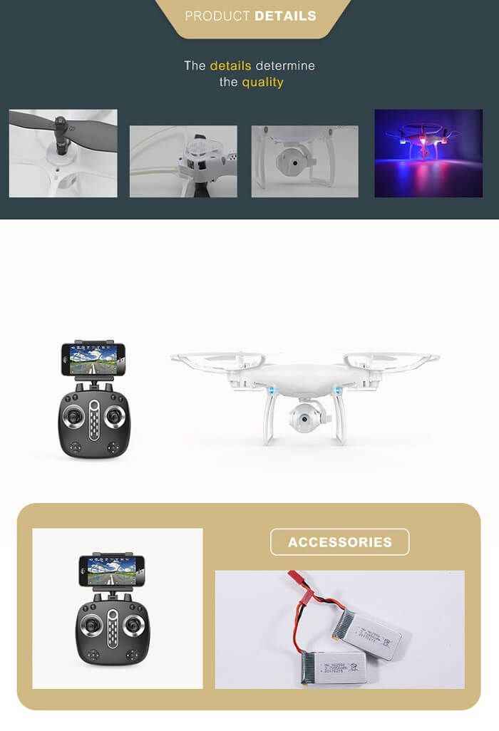 Drone Sky LH-X25 with HD Camera – WiFi FPV, Altitude Hold, One-Key Control & 3D Flip