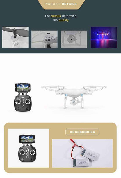 Drone Sky LH-X25 with HD Camera – WiFi FPV, Altitude Hold, One-Key Control & 3D Flip